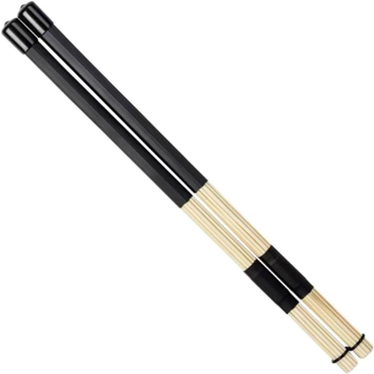 Bamboe Drumstokken - Percussie stokken - Muziek Maken - Duurzaam Materiaal - 40 cm - Zwart