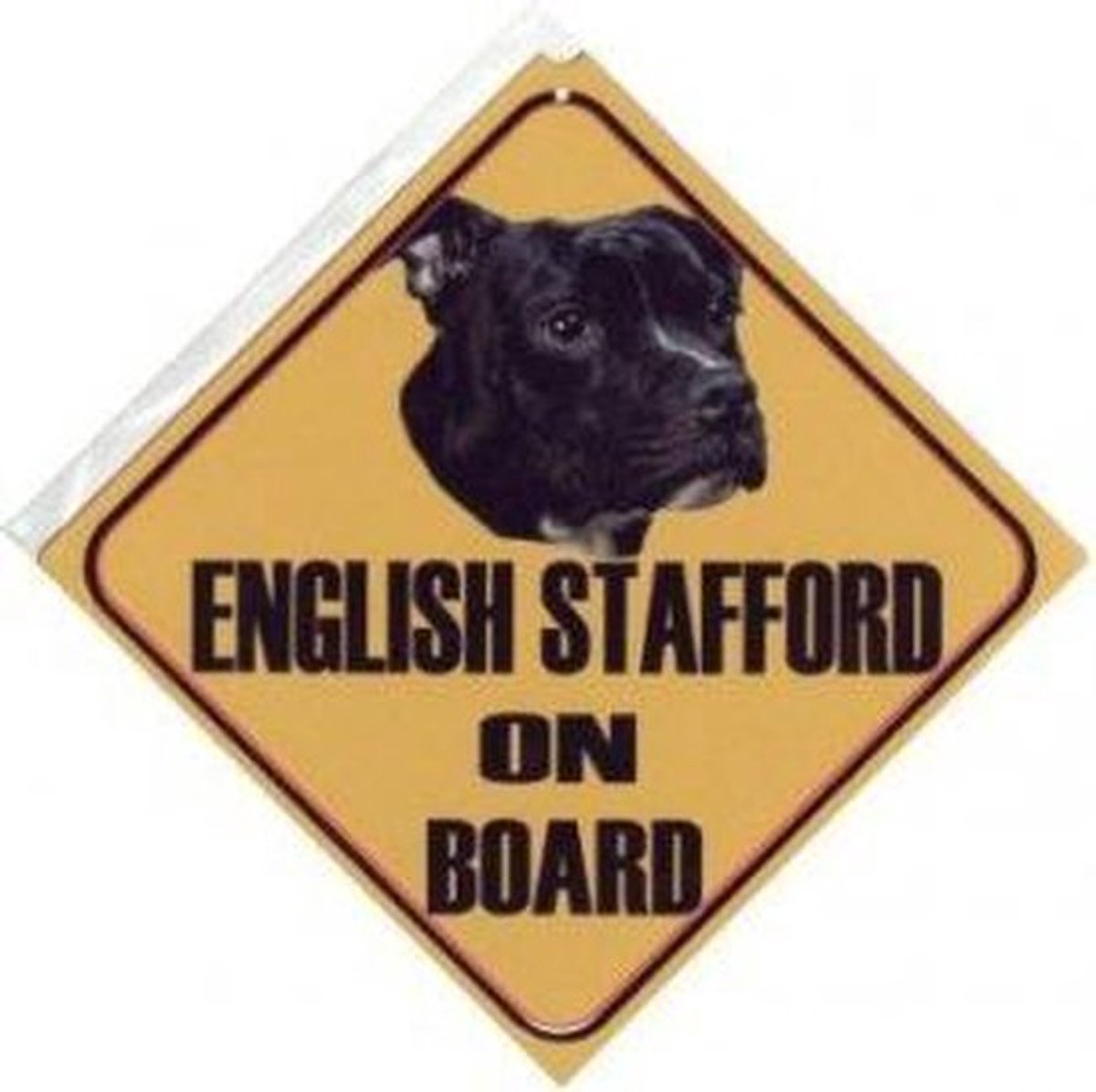 Autobordje Engelse Stafford Zwart