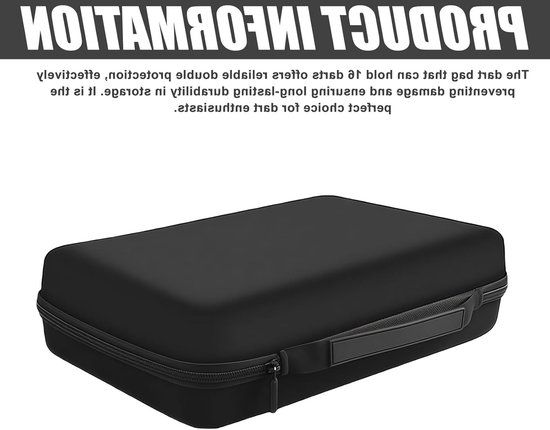 Darttas voor 16 Darts met Meerdere Mesh Vakken, Ideaal voor Darts Accessoires, Draagbare Dart Case voor Tips, Flights en Shafts — afbeelding 4