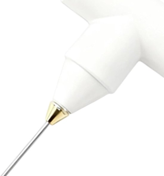 Elektrische Mixer - Draadloze klopper - Bakken en schuim maken - Verwijderbare accu - 4x6x4 cm - Wit — afbeelding 5