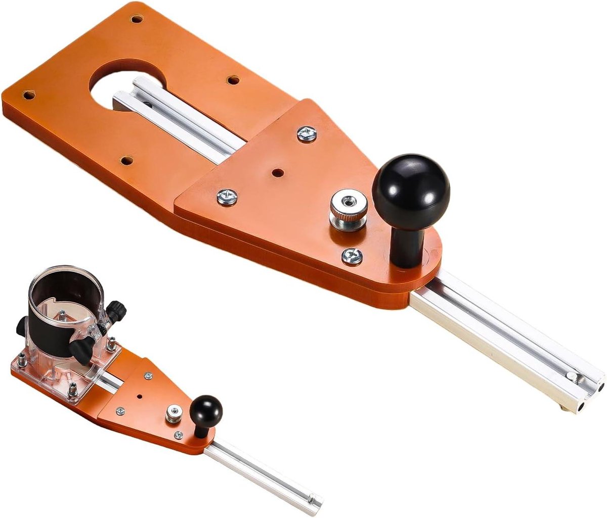 Cirkelsnijder Bovenfrees - Houtbewerking Gadget - Precisie Houtsneden - Verstelbare Radius - 62-64 mm - Metaal