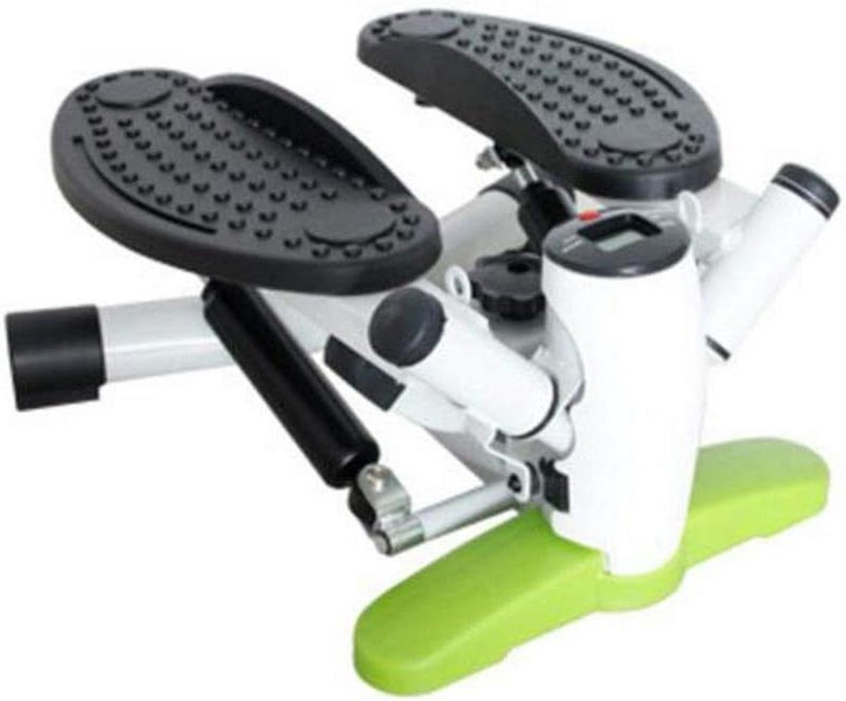 Fitness Stepper - Mini Trainer - Thuis Trainen - Hydraulische Cilinders - Compact Ontwerp - Zwart
