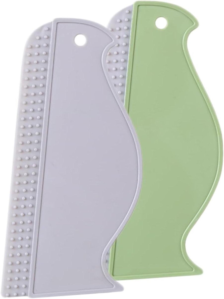 Wisser Set - Mini Schraper - Snelle Reiniging - Creatieve Vorm - 17.5x8cm - Gesorteerde Kleuren