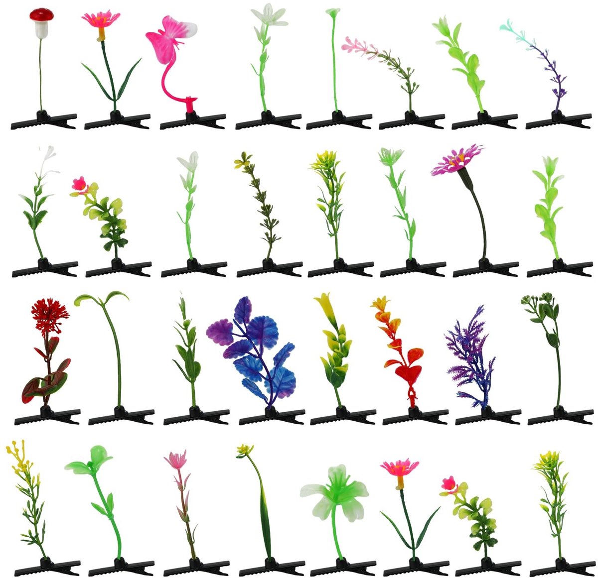 Cosensi - Dailygoods - 100 Stuks Kleurige Haarspelden in Diverse Stijlen