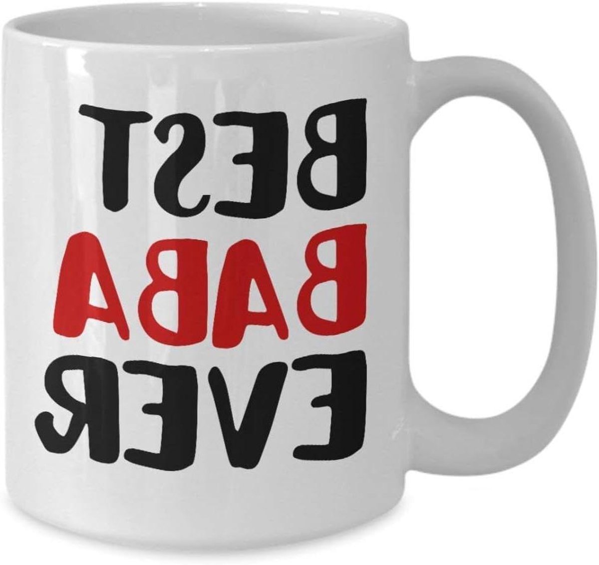 Koffiemok - Themok Cadeau - Dagelijks Genieten - Keramiek van Kwaliteit - 330 ml - Wit