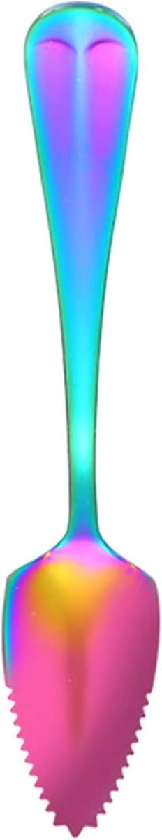 Fruit Lepel - Keuken Tool - Fruit Eten - Gekartelde Rand - 15.5 cm - Kleurrijk