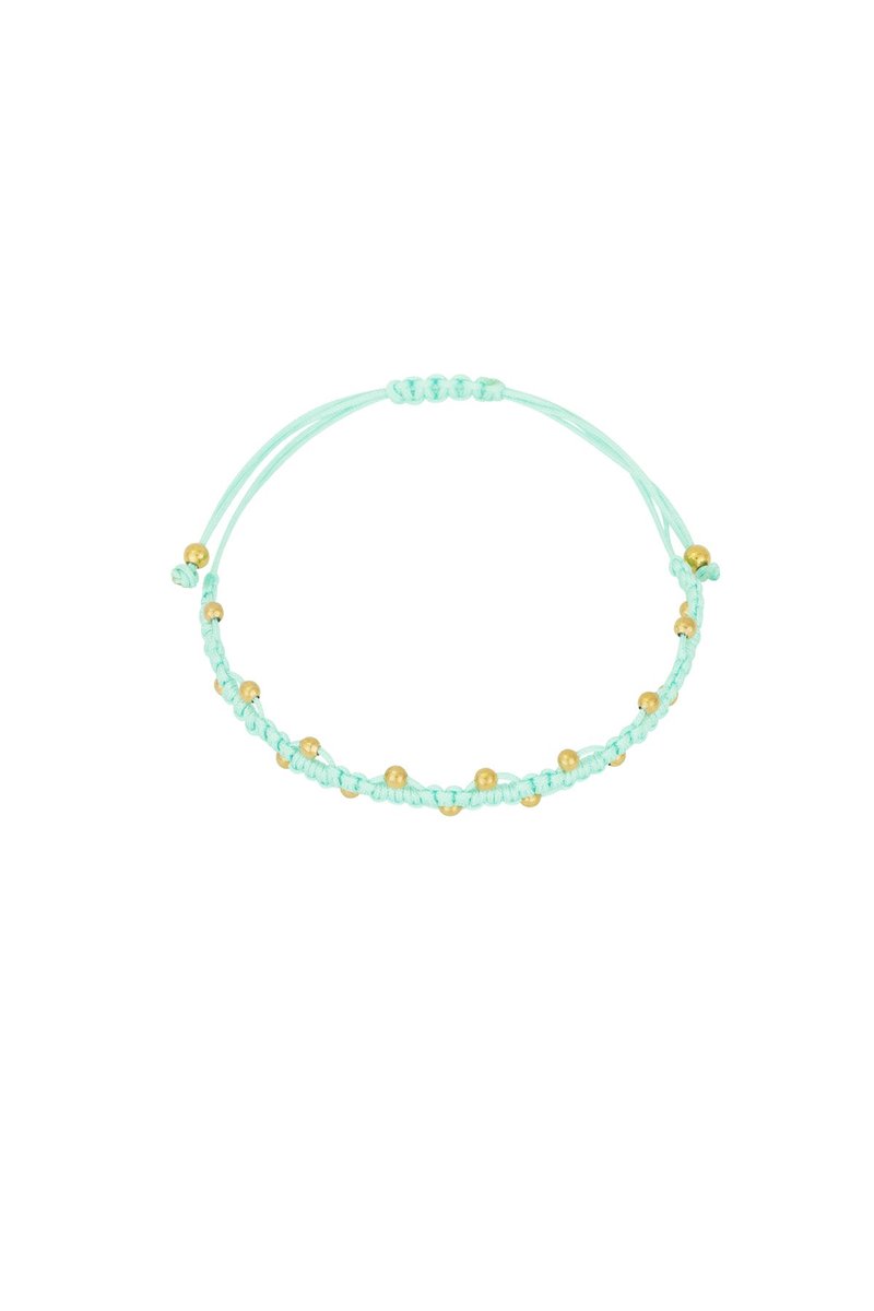Goudlief.nl Tiny dots armband - Munt