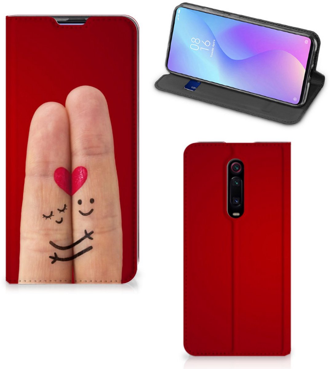 Xiaomi Redmi K20 Pro Hippe Standcase Liefde - Origineel Romantisch Cadeau