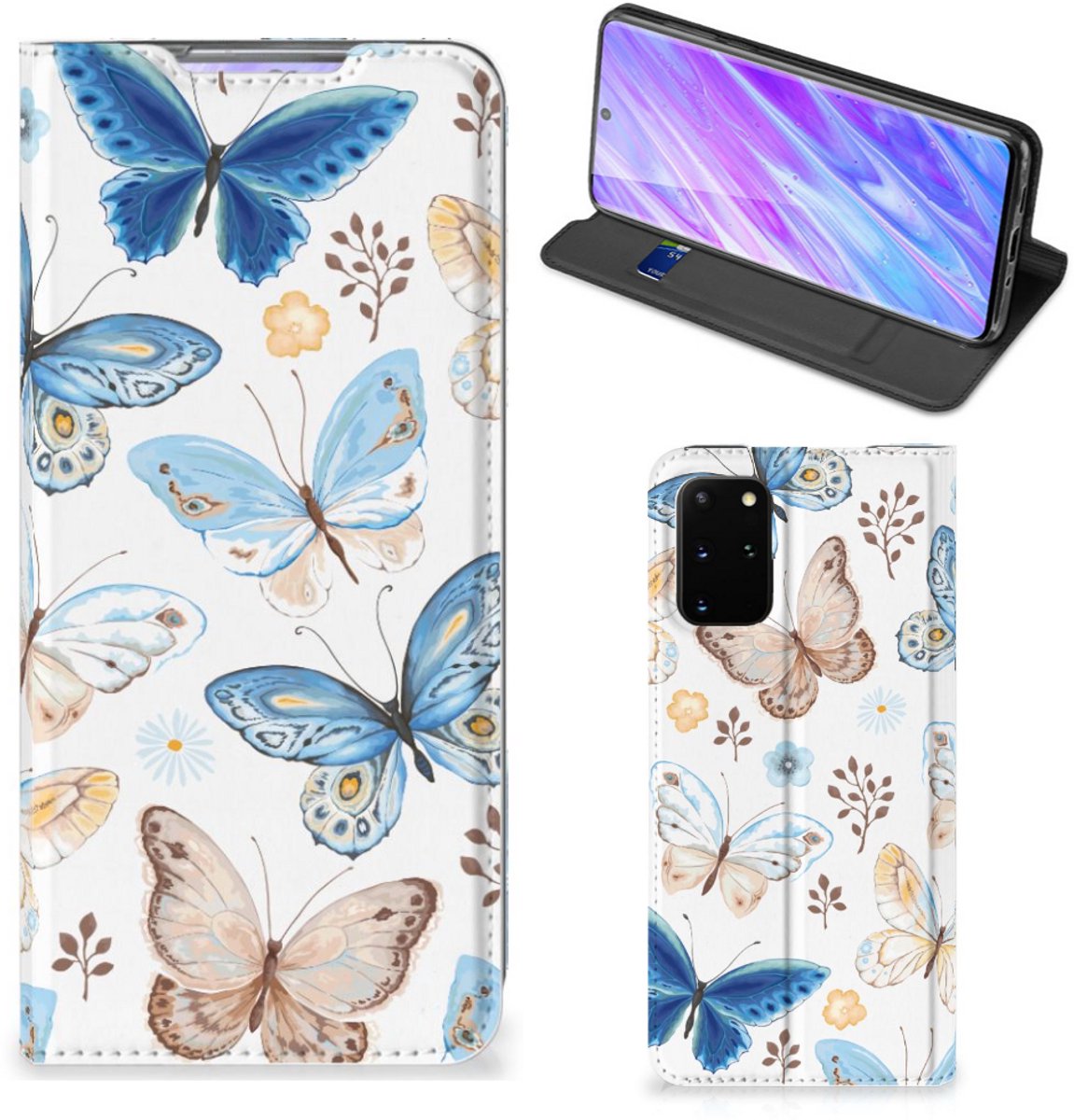 Hoesje maken voor Samsung Galaxy S20 Plus Vlinder