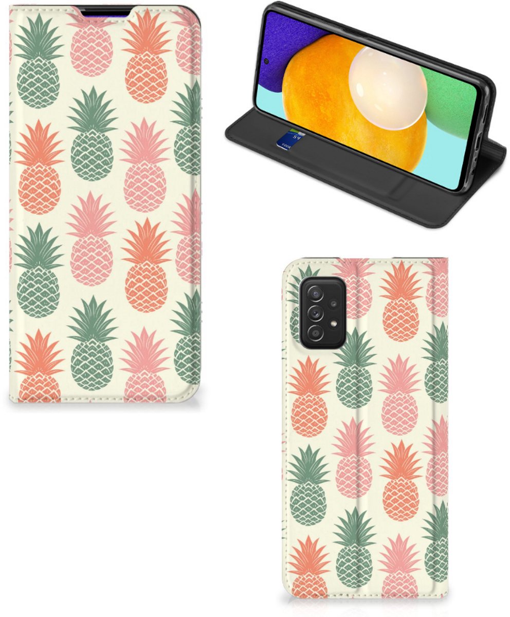 Samsung Galaxy A03s Flip Style Cover Ananas