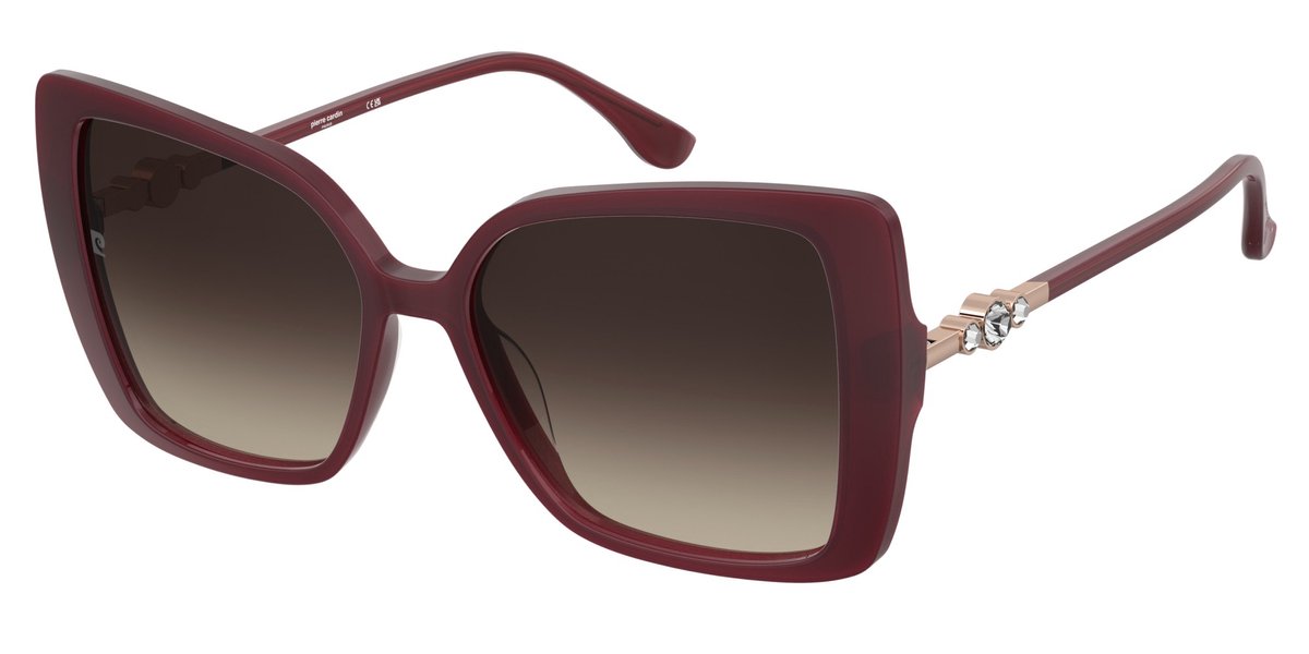 Pierre Cardin P.C. 8553/S Burgundy 2 56/16/145 WOMAN Zonnebrillen