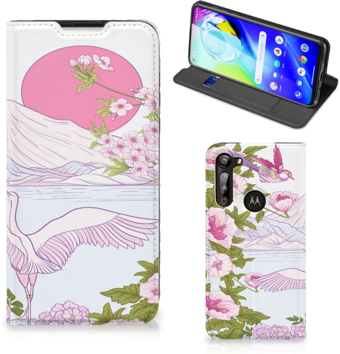 Motorola Moto G8 Power Hoesje maken Bird Standing