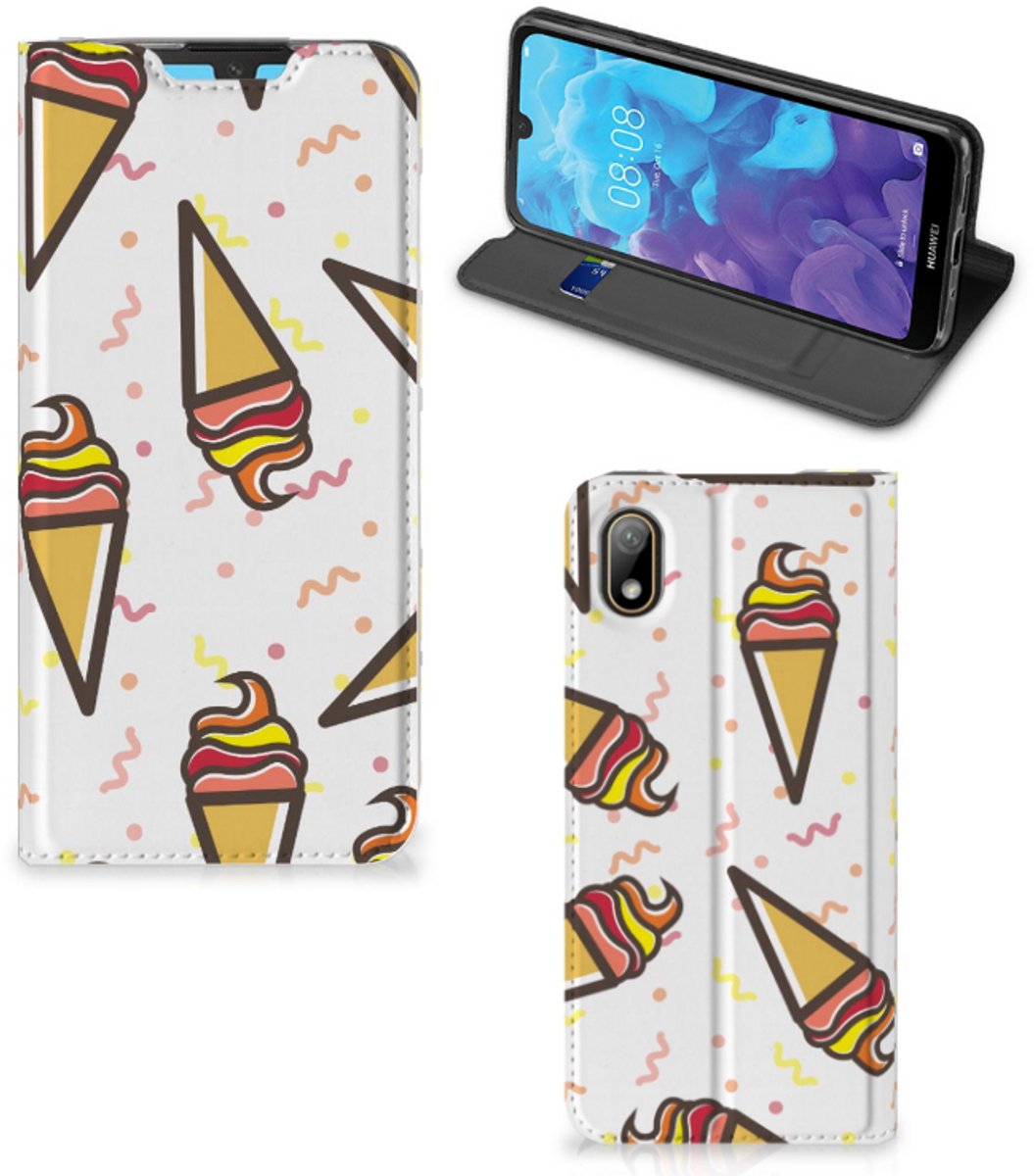 Huawei Y5 (2019) Flip Style Cover Icecream