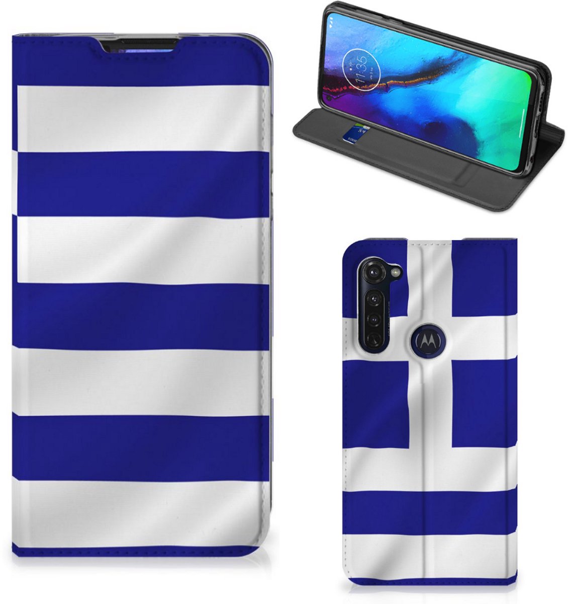 Motorola Moto G Pro Standcase Griekenland