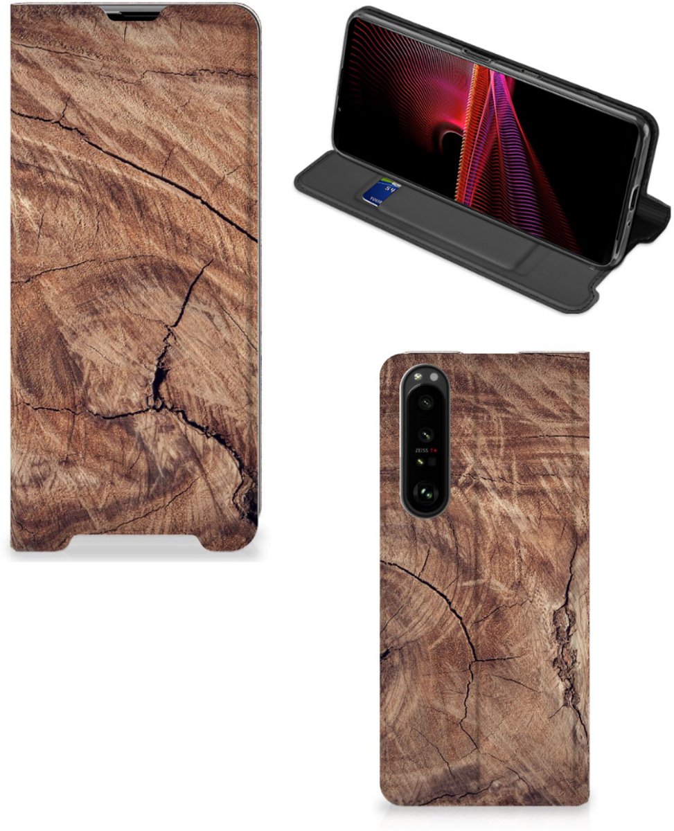 Sony Xperia 1 III Book Wallet Case Tree Trunk