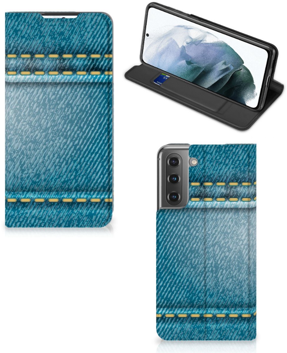 Samsung Galaxy S21 FE Hippe Standcase Jeans