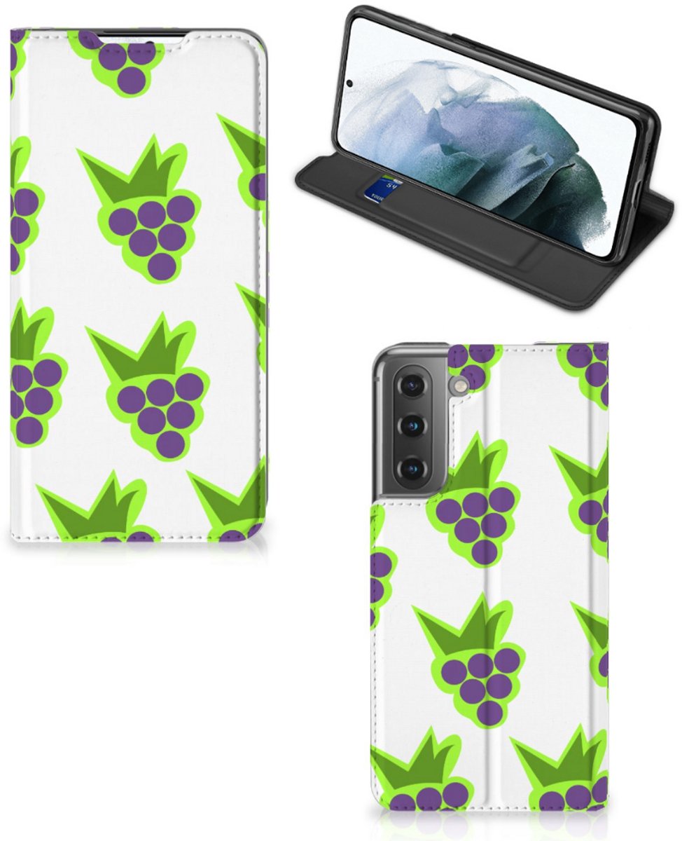 Samsung Galaxy S21 FE Flip Style Cover Druiven