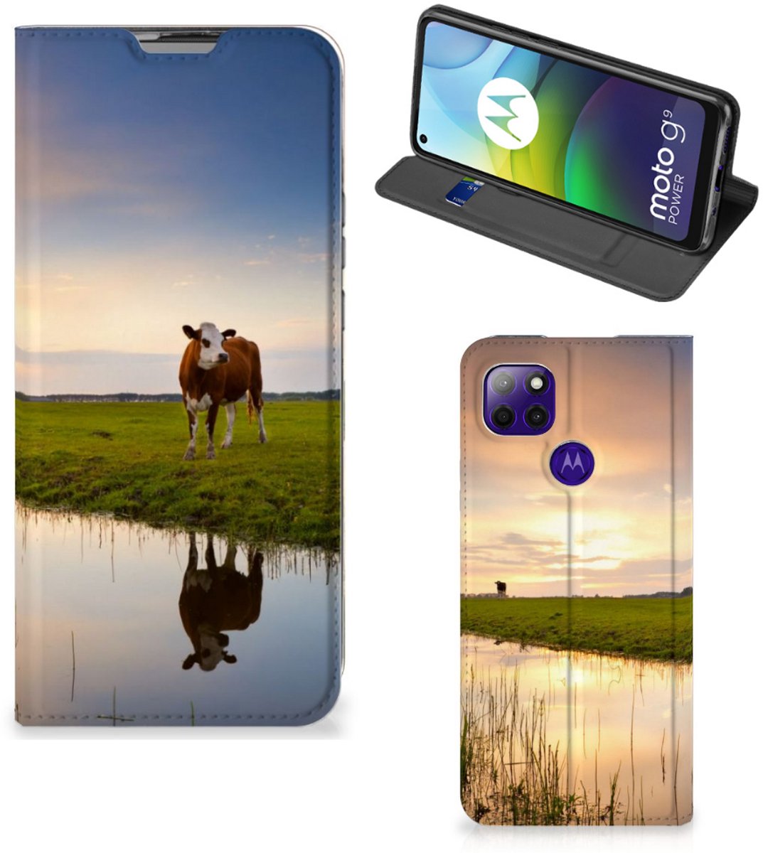 Motorola Moto G9 Power Hoesje maken Koe