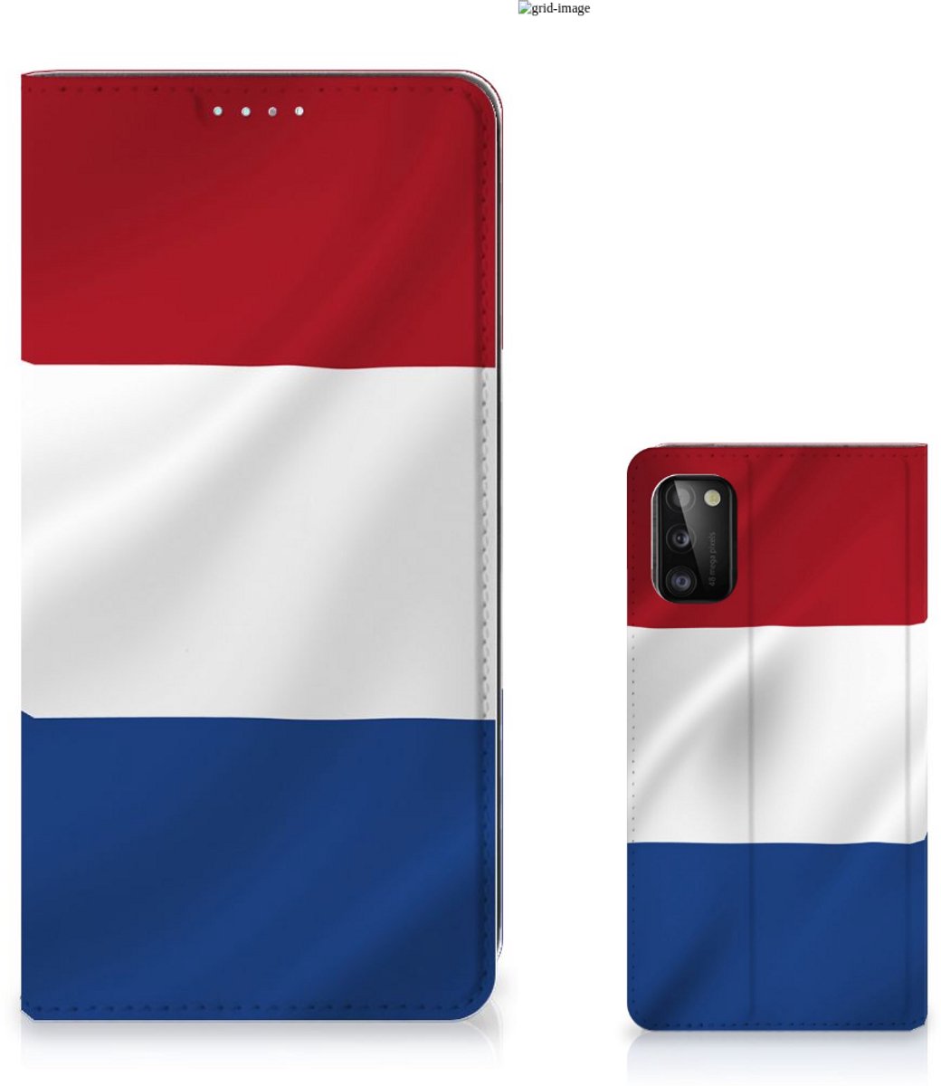 Book Case voor Samsung Galaxy A41 Standcase Nederlandse Vlag