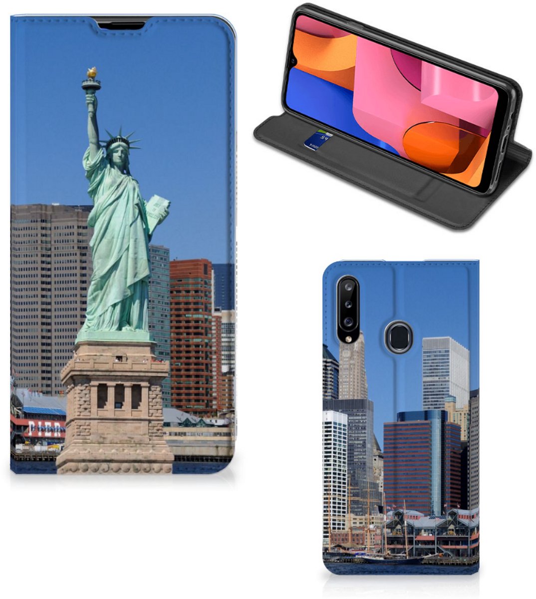 Samsung Galaxy A20s Book Cover Vrijheidsbeeld