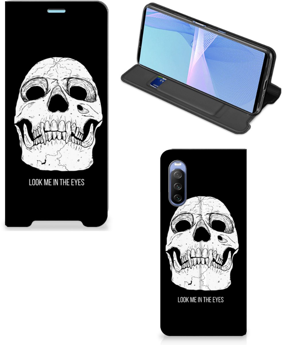 Mobiel BookCase Sony Xperia 10 III Skull Eyes