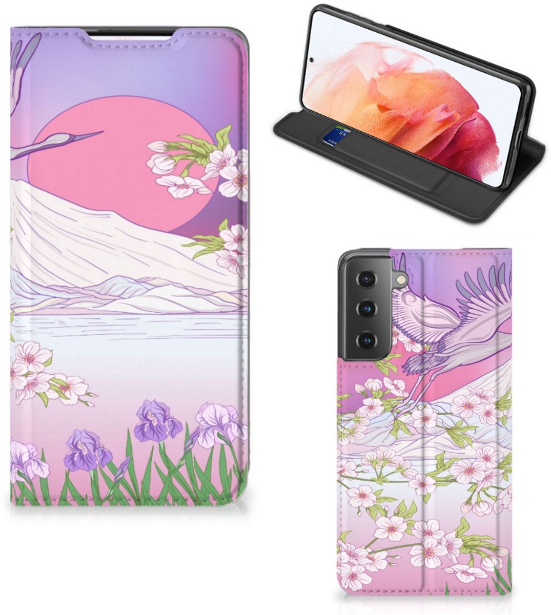 Samsung Galaxy S21 Hoesje maken Bird Flying