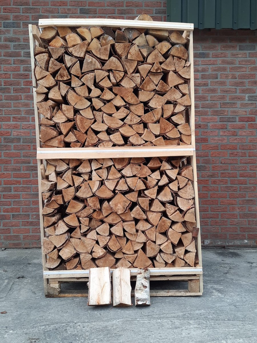 Haardhout, Eik | XXL pallet 2,0 kuub strak gestapeld
