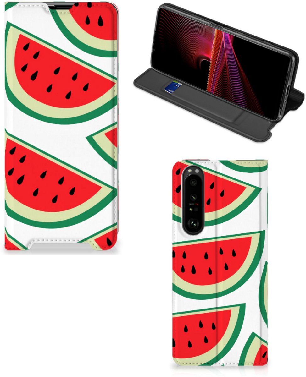 Sony Xperia 1 III Flip Style Cover Watermelons