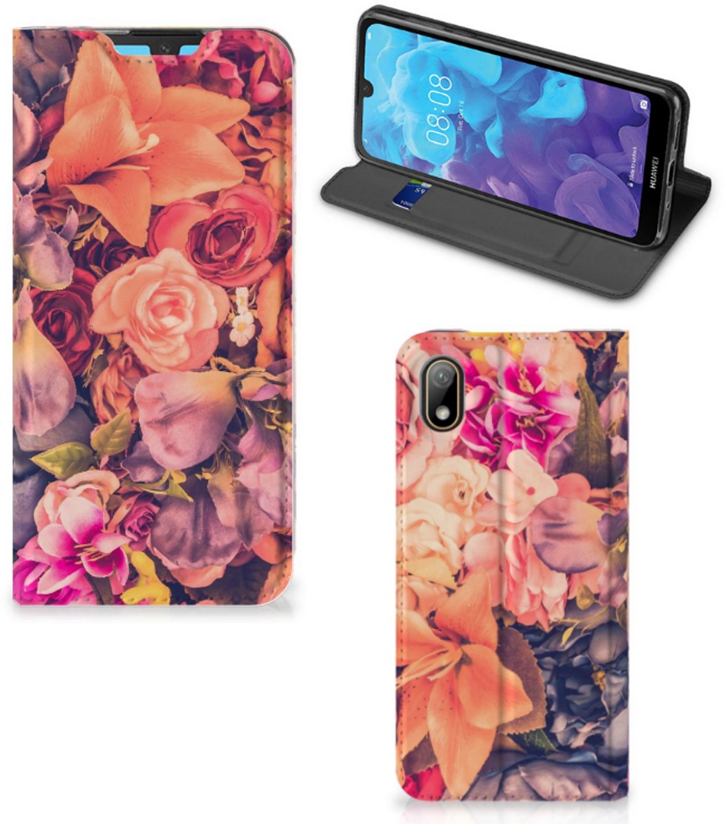Huawei Y5 (2019) Smart Cover Bosje Bloemen