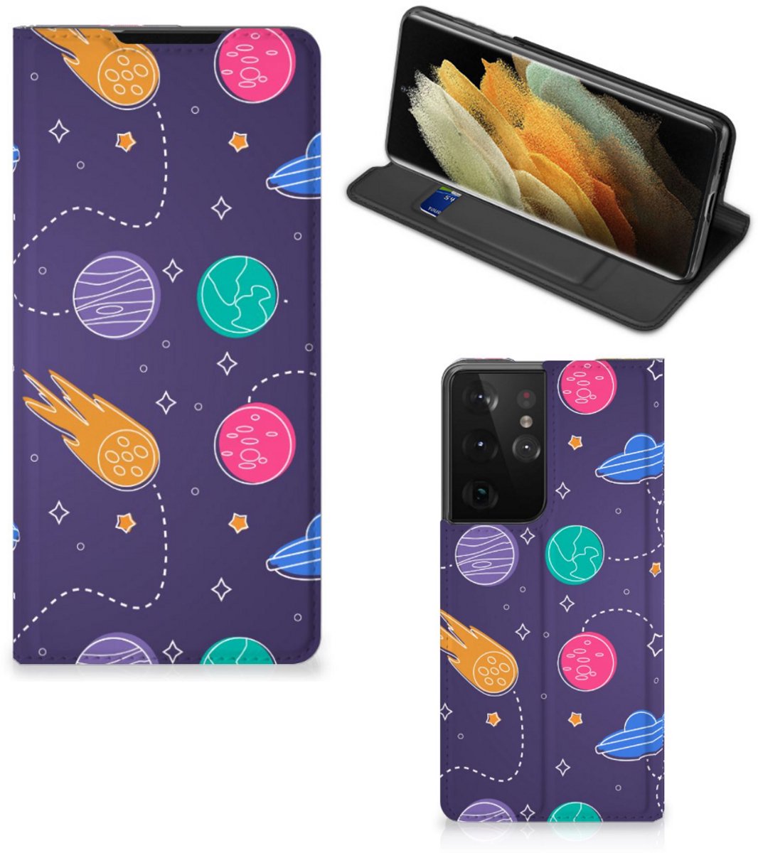 Samsung Galaxy S21 Ultra Hippe Standcase Space