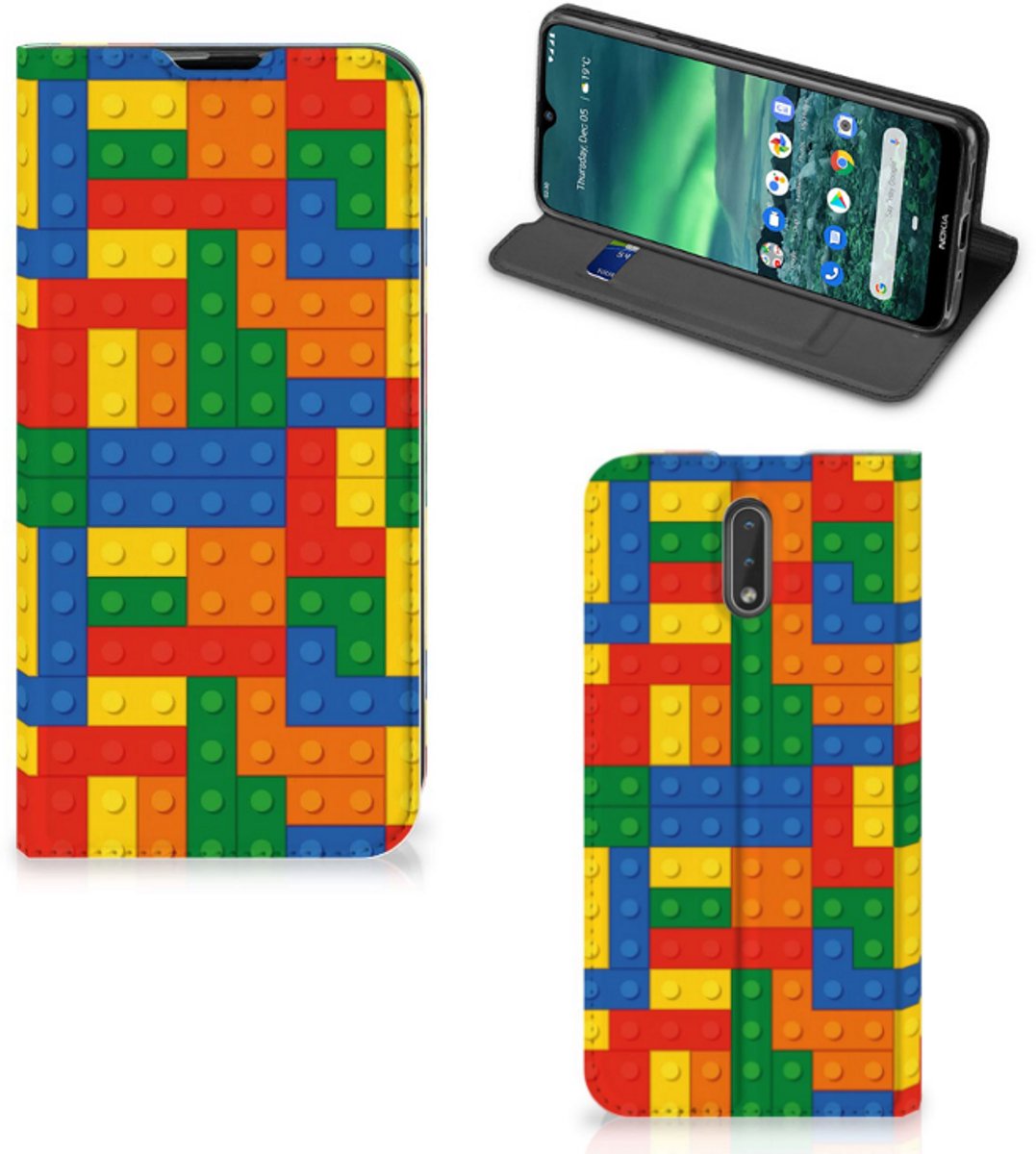 Nokia 2.3 Hoesje met Magneet Blokken