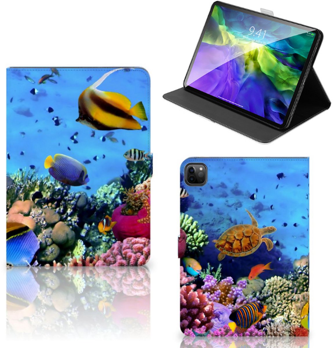 iPad Pro 11 2020/2021/2022 Flip Case Vissen
