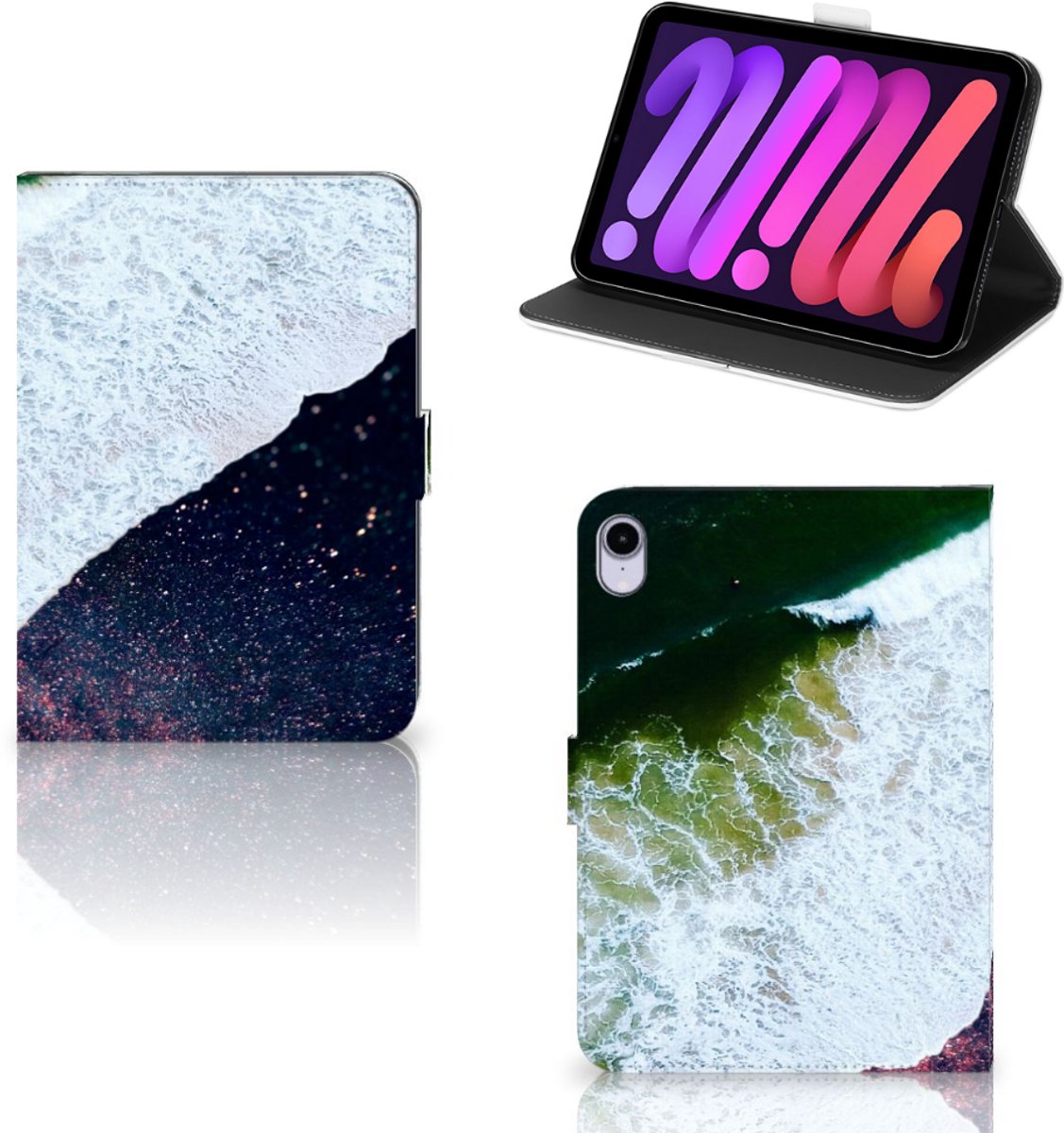 iPad Mini 6 (2021) Tablet Beschermhoes Sea in Space