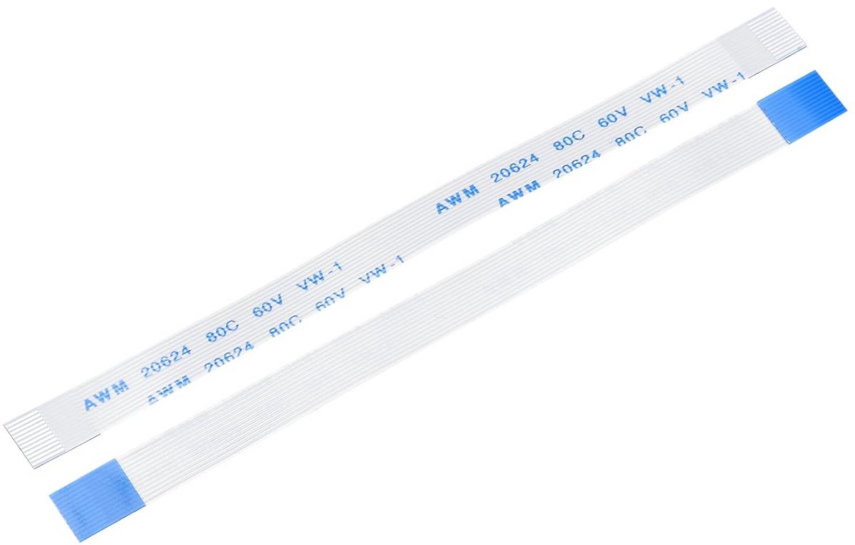 Image of 10 stuks FFC/FPC 12-polige kabel 0,5 mm 100 mm (type A) voor 3D-printer LCD camera dvd