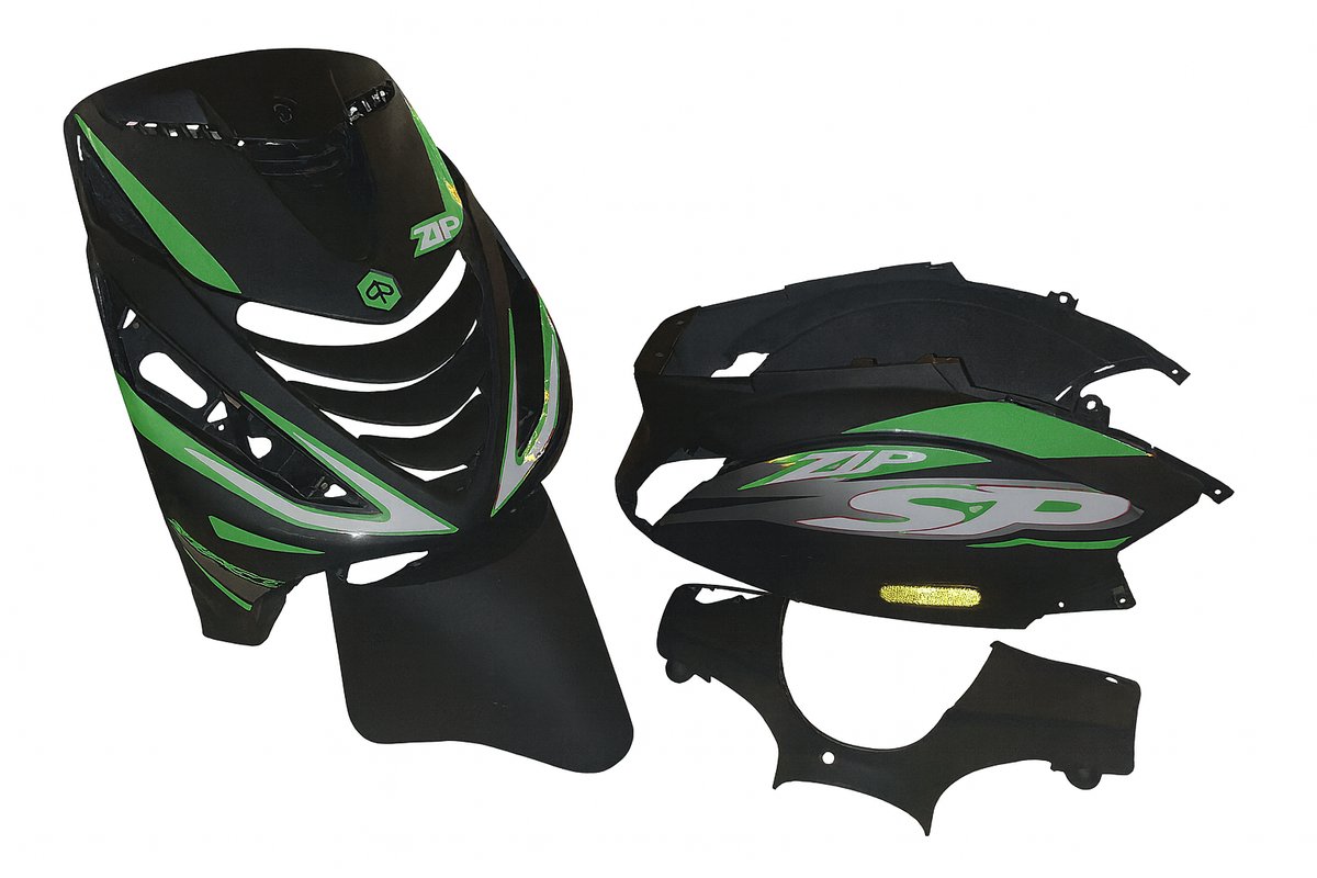 Piaggio Zip Stickerset - Liquid - Groen