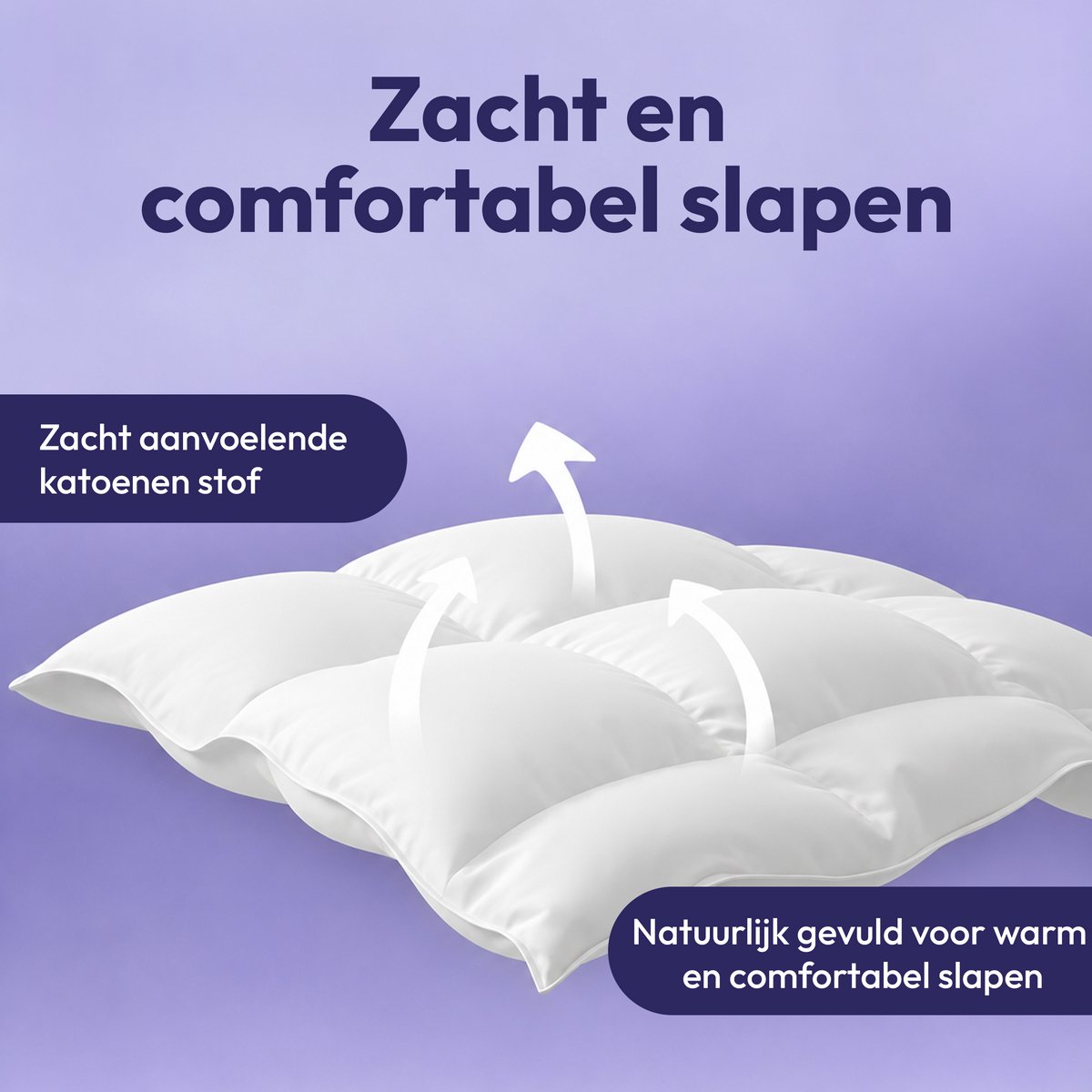 Comfeur Winterdekbed - Wollen Dekbed met Vochtregulatie thumbnail 6
