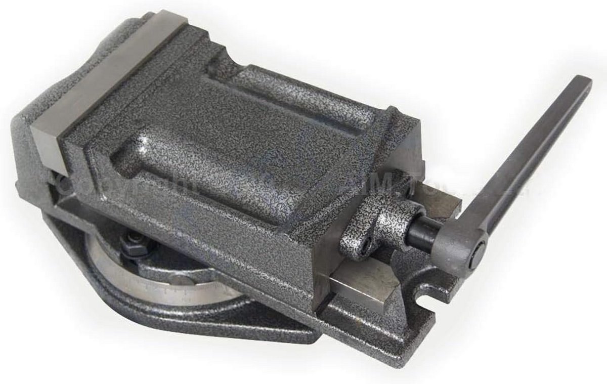 Werkbankschroef met Draaibare Basis 125 mm Precisie voor Kolomboormachine en Freesmachine