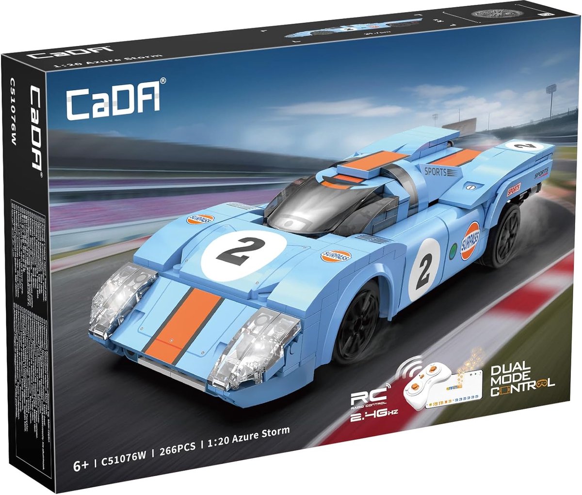 Bouwmodel Auto 1/20 Schaal - Technisch Bouwpakket voor Uren Speelplezier