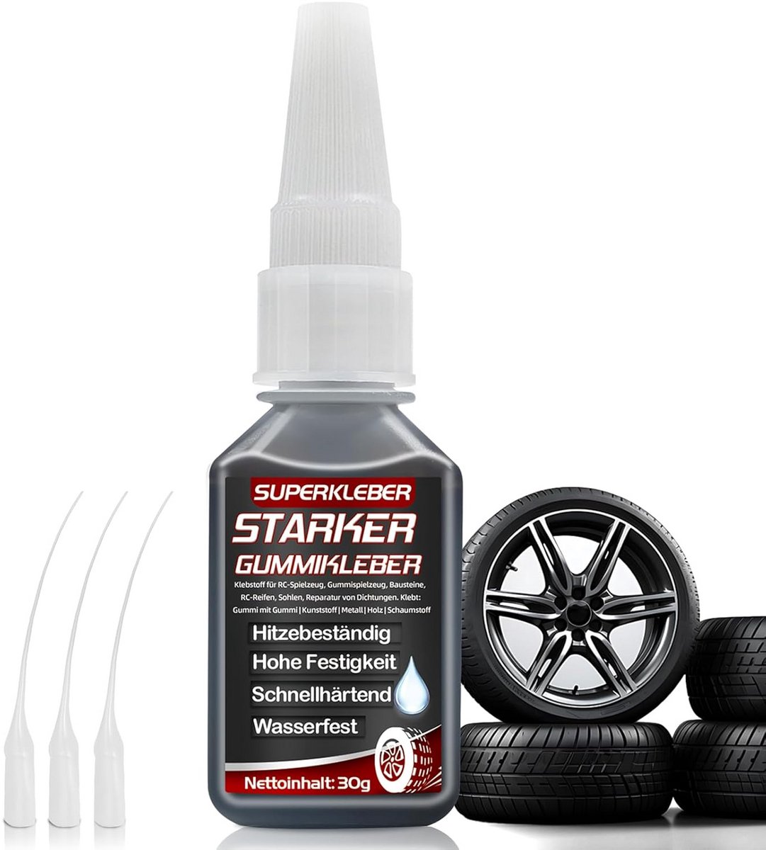 Extra Sterke Watervaste Rubberlijm voor Reparatie van Banden, Schoenen en Diverse Rubberproducten