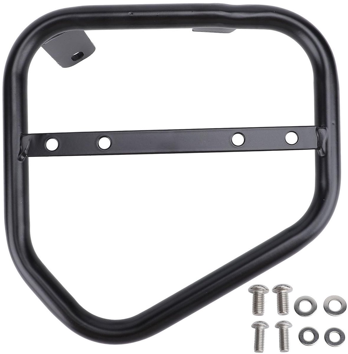 NTH products- Zijtas Houder Geanodiseerd Ijzer - Bagagerek Motorfiets - Extra Opbergruimte - Sterke Constructie - Compatibel met Scrambler 400/800 2015-2022 - Duurzaam Gebruik