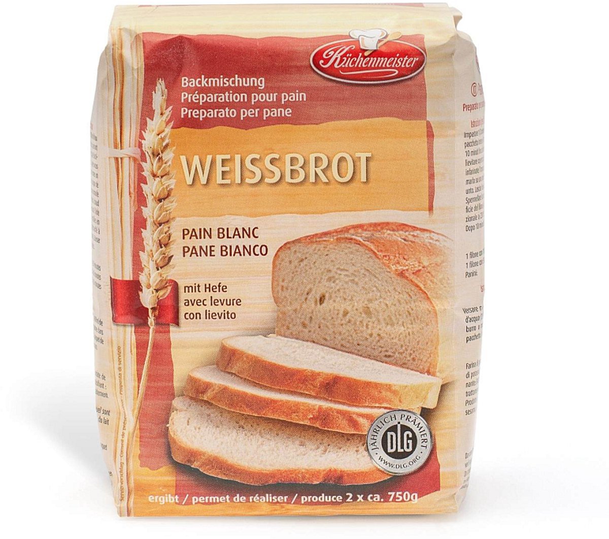 Küchenmeister broodmix - sandwichbrood 500g