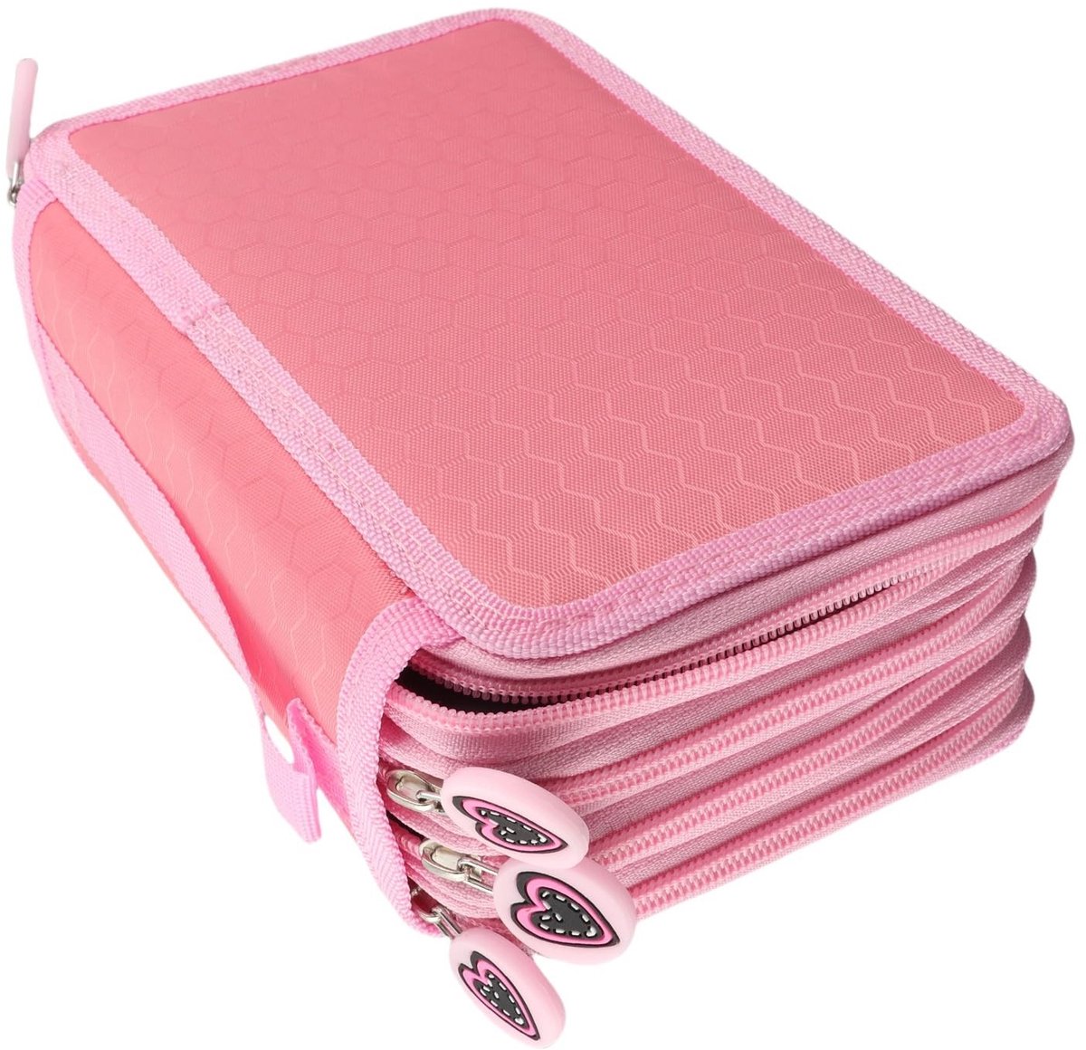 Dailygoods- Potloodetui Grote Capaciteit - 72 Trous - Oxford Materiaal - Multifunctioneel - Organizer - Modieus Ontwerp - Pennenzak