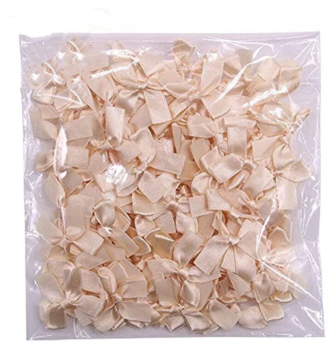 MTTproducts- Lintstrikken 100 stuks - Mini strikjes - Satijn - Bruiloft/Verjaardag - Woondecoratie - Cadeauverpakking - 3 x 3,2 cm