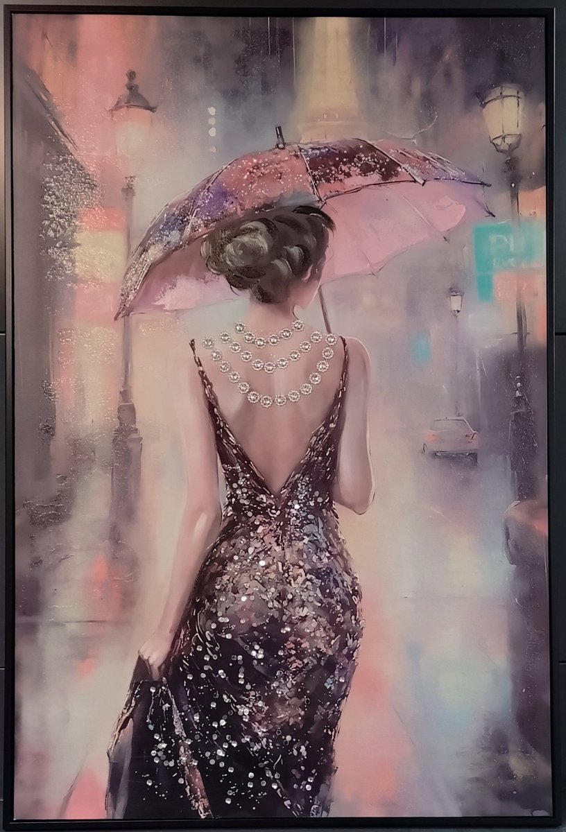 Driesprong collection - Wall art raindrop reverie 62x92 cm