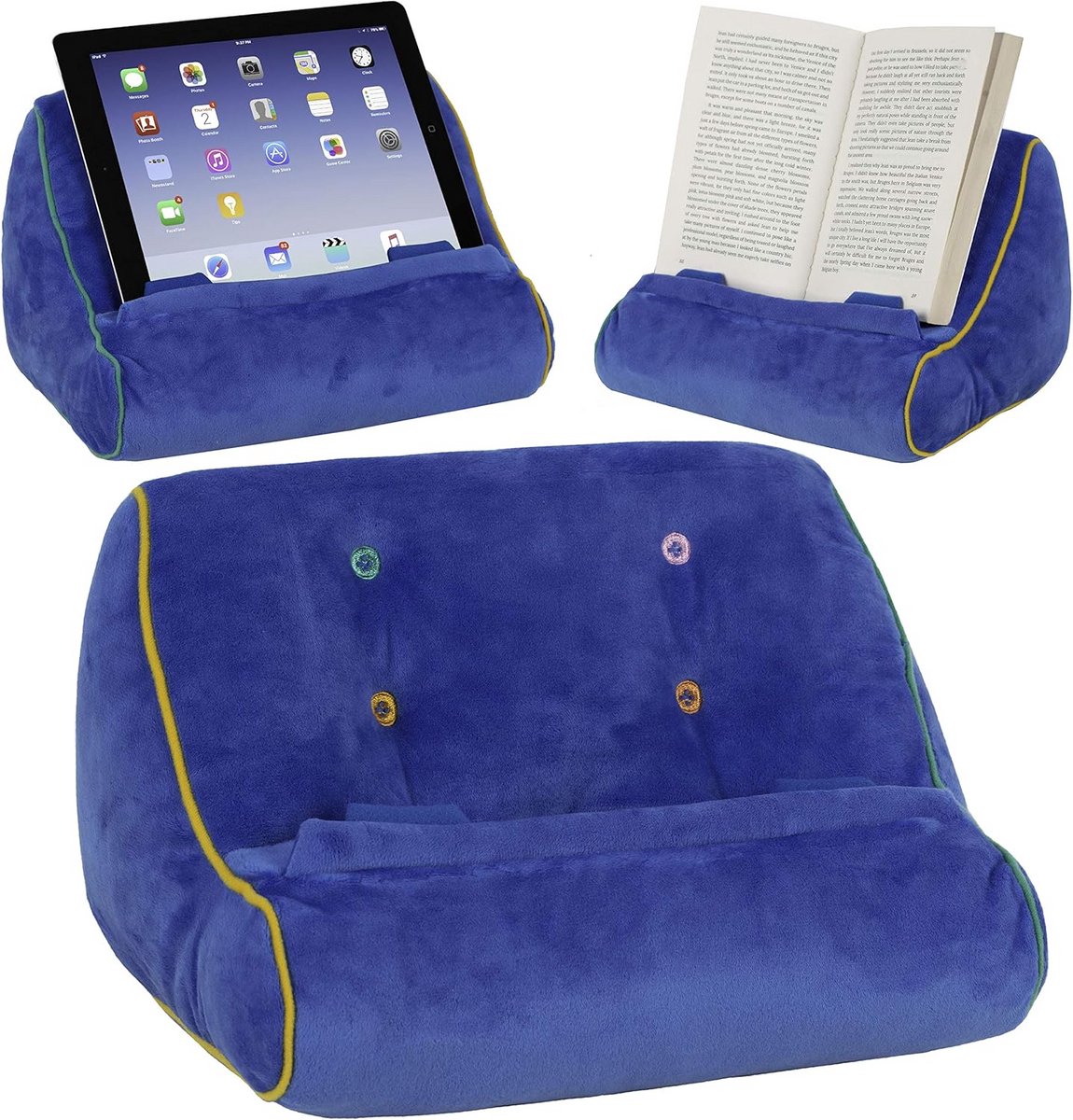 Leeskussen voor Boeken, Tablets en E-readers - Comfortabele Boekensteun