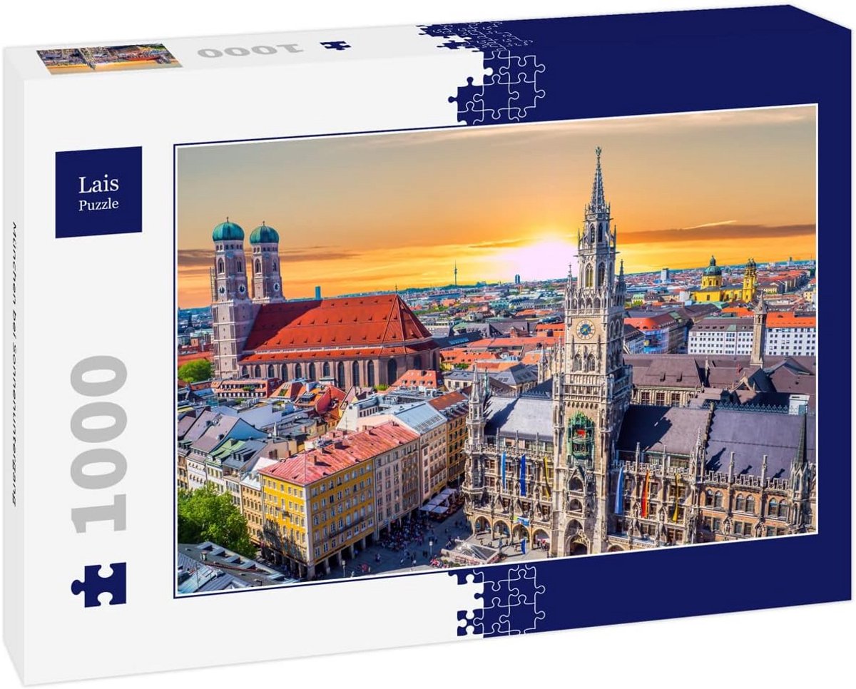 Lais Puzzle Munich at sunset 1000 pieces