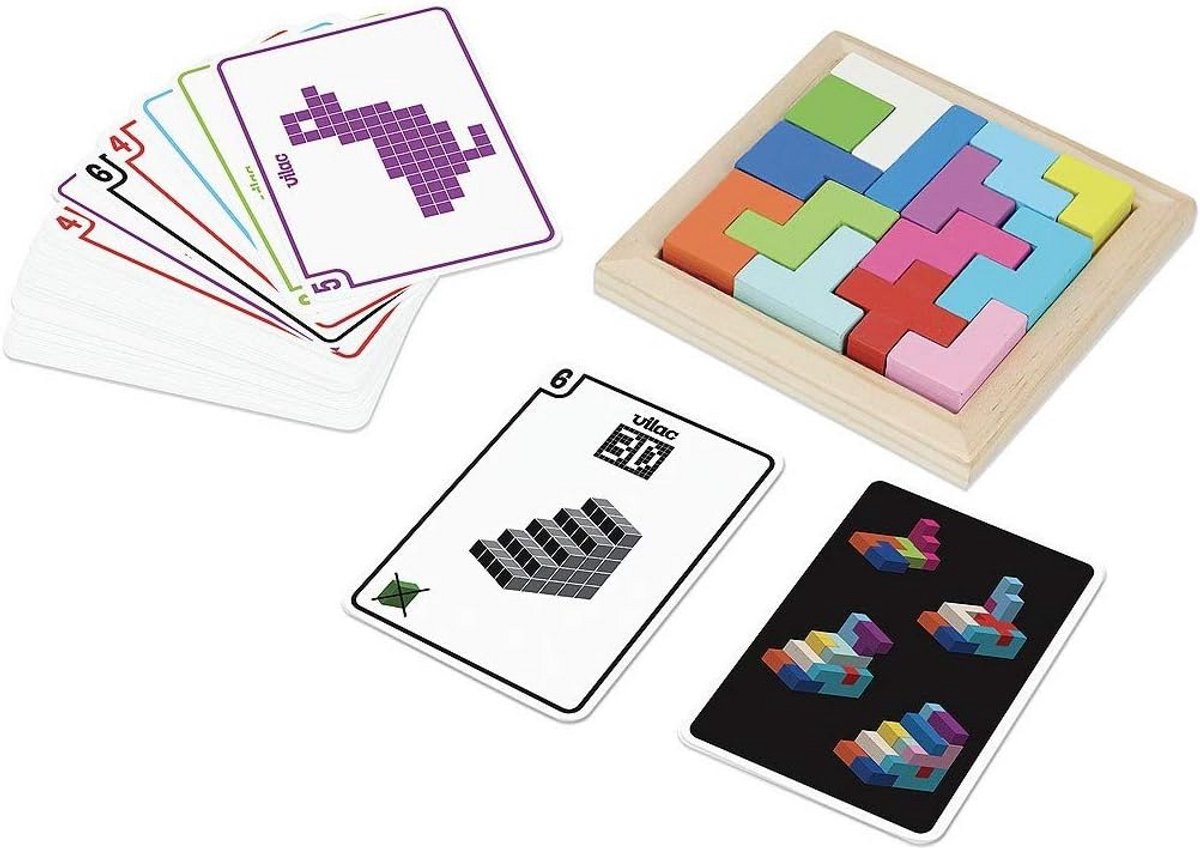 Vilac - Astublok, puzzel, 6075, meerkleurig