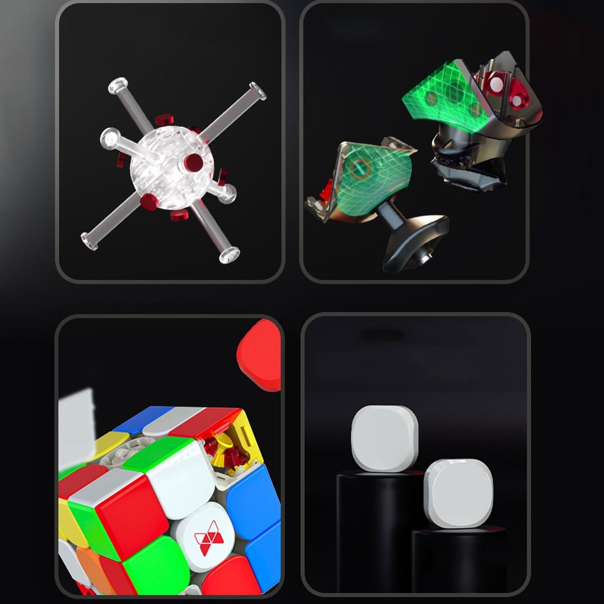 Professionele 3x3 Speed Cube - Magnetische Verstelbare Rubik's Kubus voor Beginners en Experts