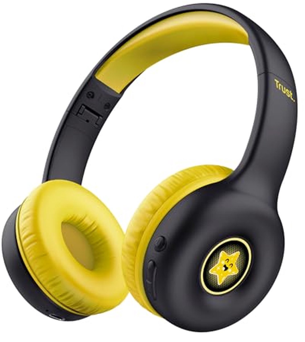 Draadloze Bluetooth-hoofdtelefoon voor kinderen 4-10 jaar met volumebegrenzing en opvouwbare microfoon