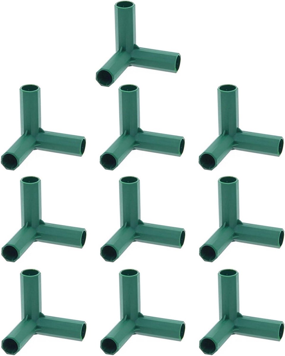 Tentframe Connectoren - Kas Onderdelen - Tuinstructuren Bouwen - Weerbestendig Ontwerp - 16 mm Binnendiameter - Type A